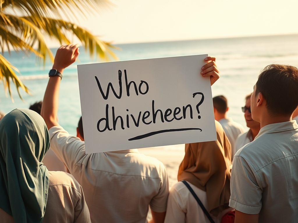 The Poster That Asked 'Who is Dhiveheen?' and Was Taken Down