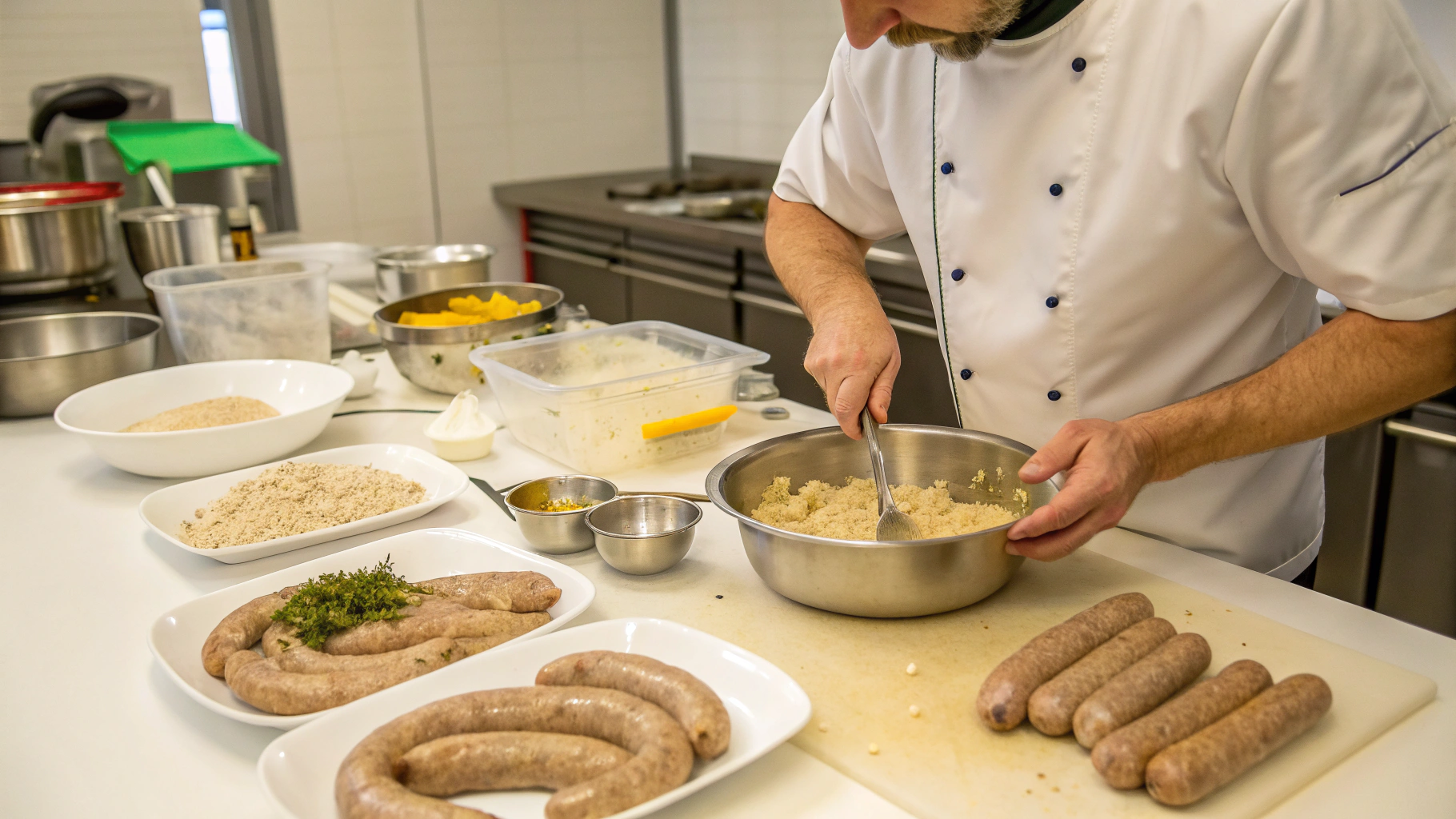 Boudin Blanc Preparation
