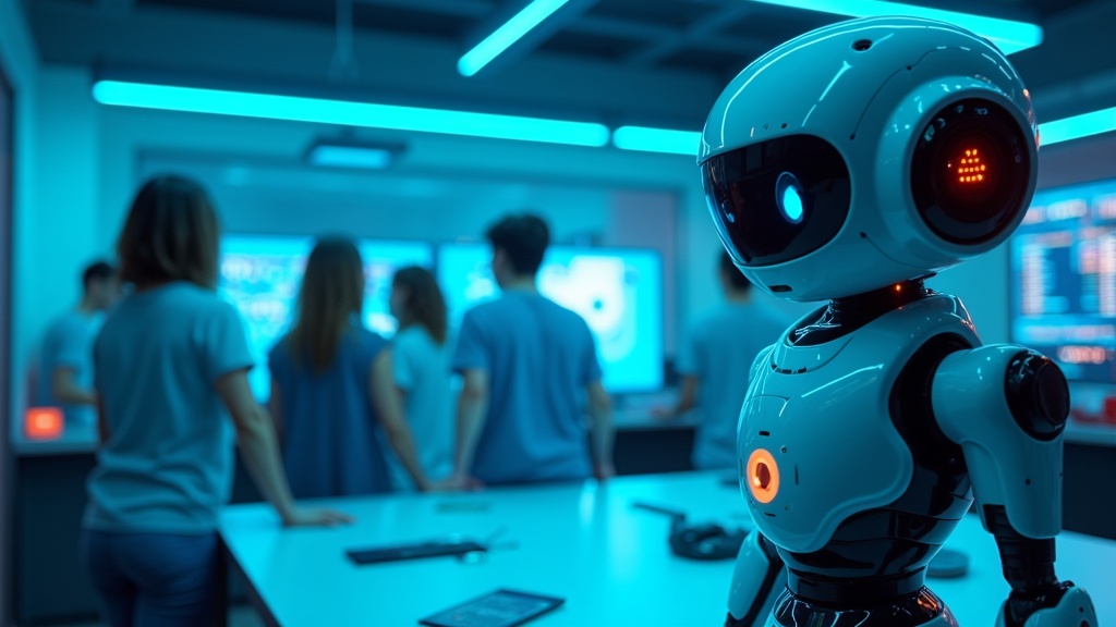 Un robot mascota diseñado en un concurso de innovación tecnológica para resolver problemas sociales.