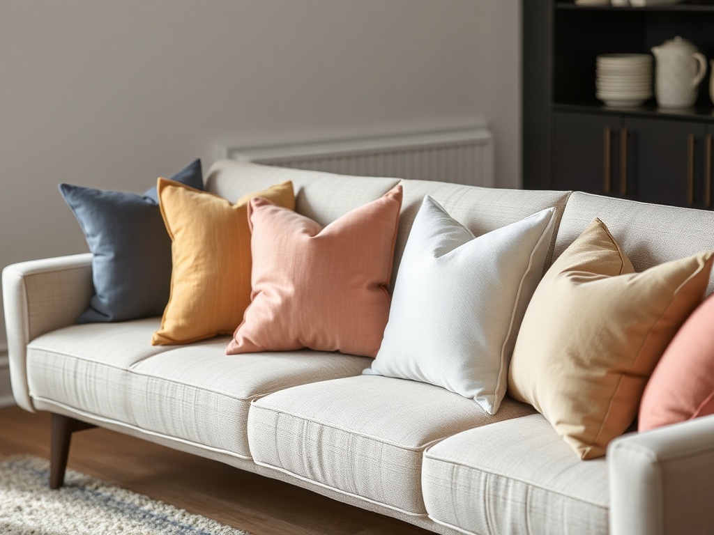 11. Add Texture with Throw Pillows