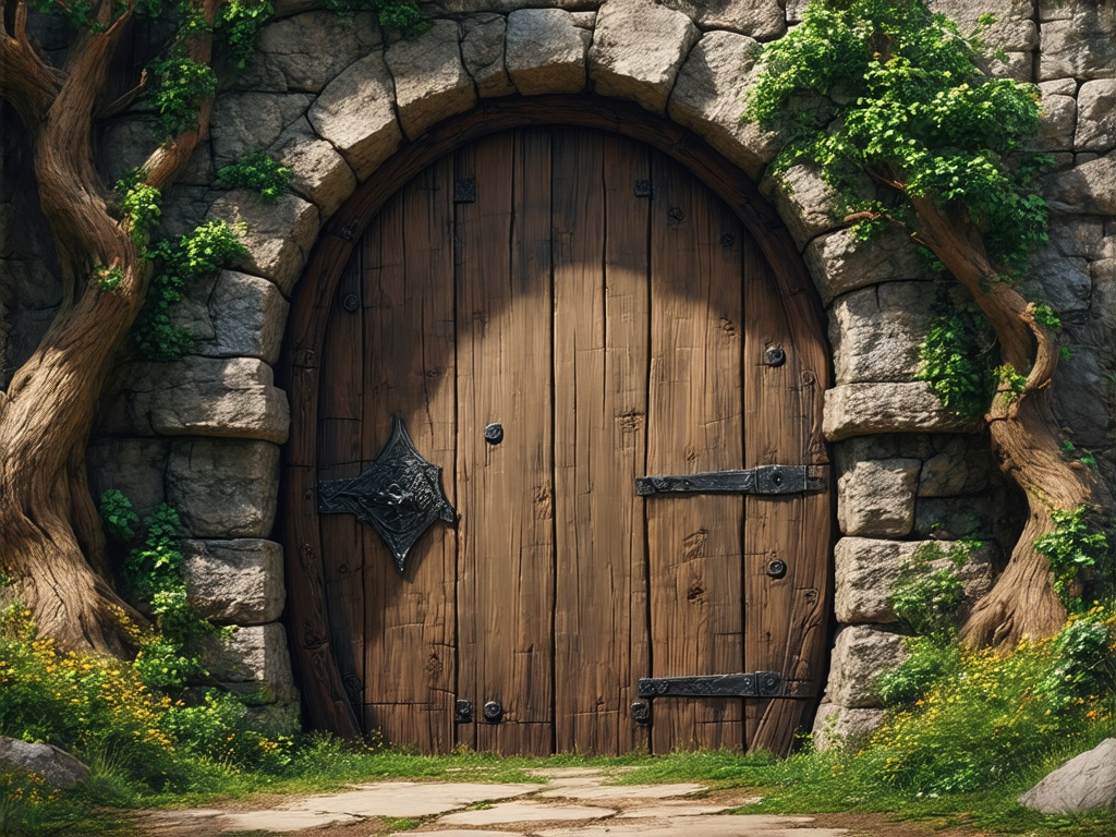 a-fantasy-magical-oak-wood-door-with-stone-frame-t85qcsy46l