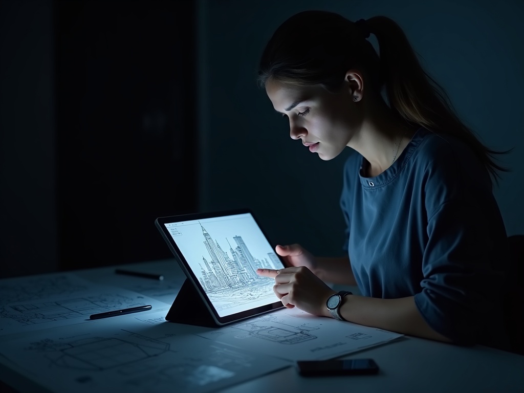 Una persona utilizando la Samsung Galaxy Tab A9+ en un sofá, demostrando su versatilidad para el hogar.