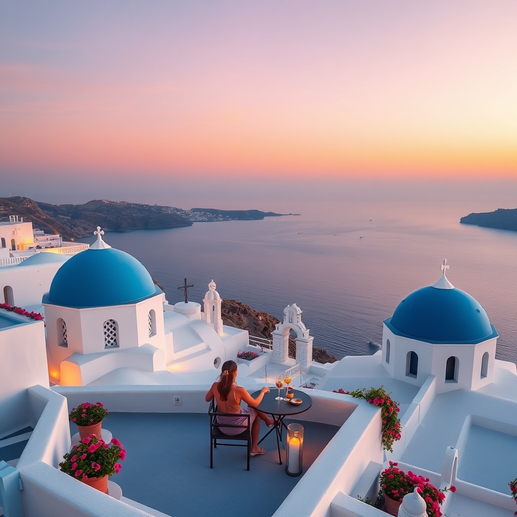 Santorini, Grecia – Romance y Atardeceres