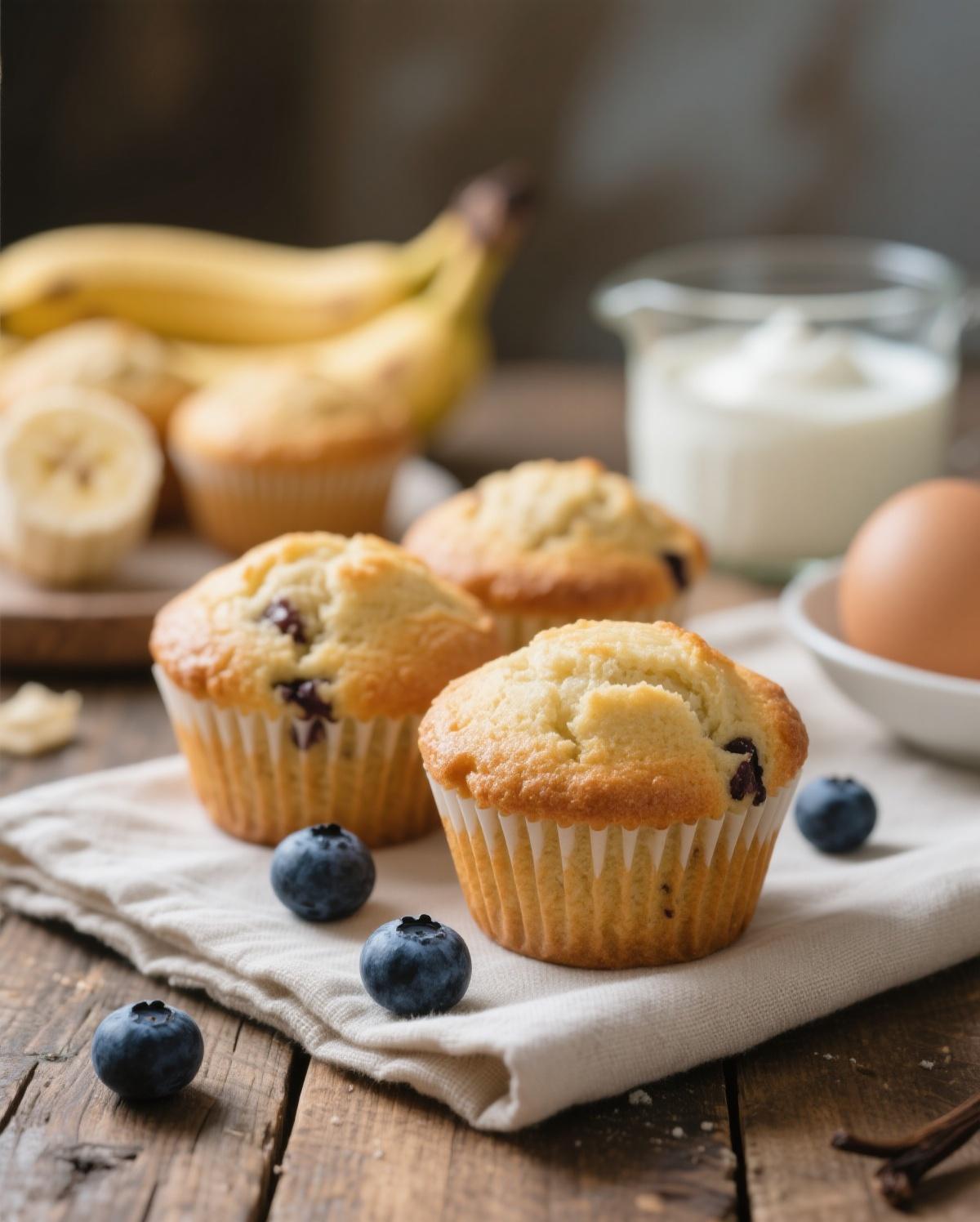 banana yogurt muffins