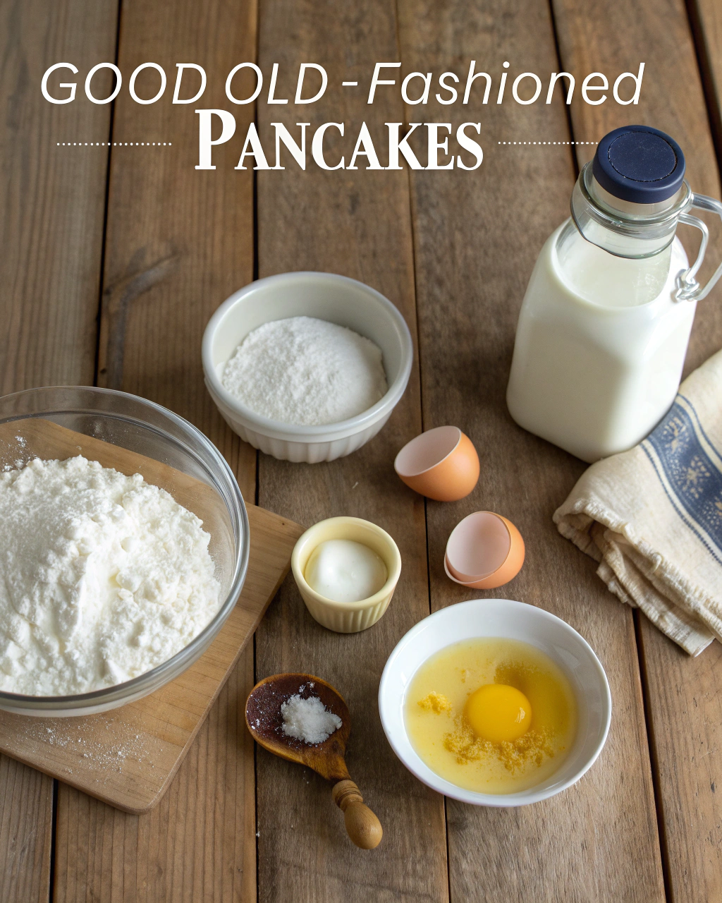 Good Old-Fashioned Pancakes ingredients