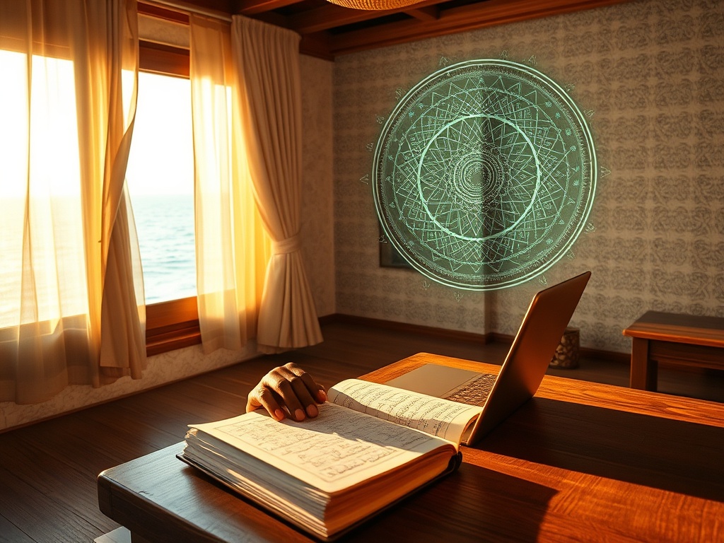 When the Quran Meets the Big Bang on a Maldivian Atoll