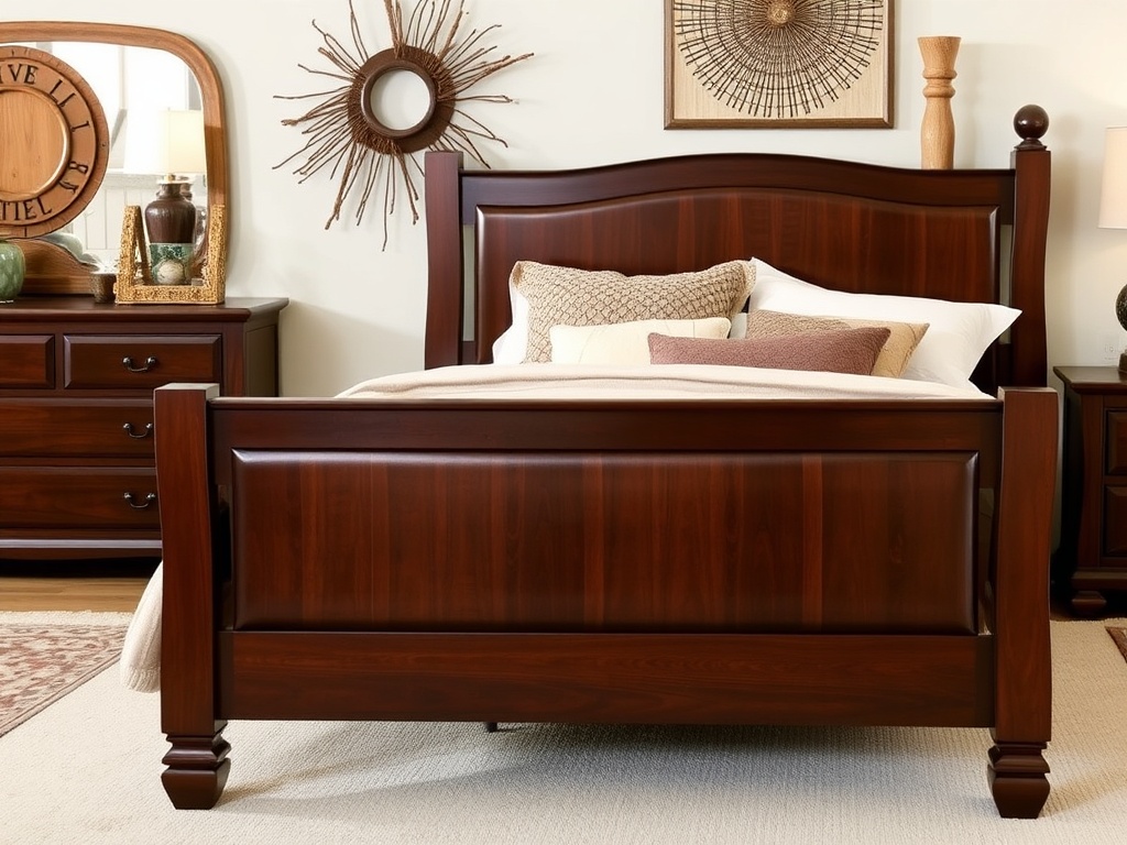 5. Incorporate a Wooden Bed Frame