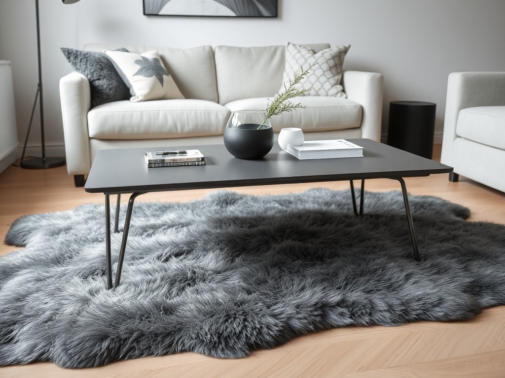 6. Layer Under a Coffee Table