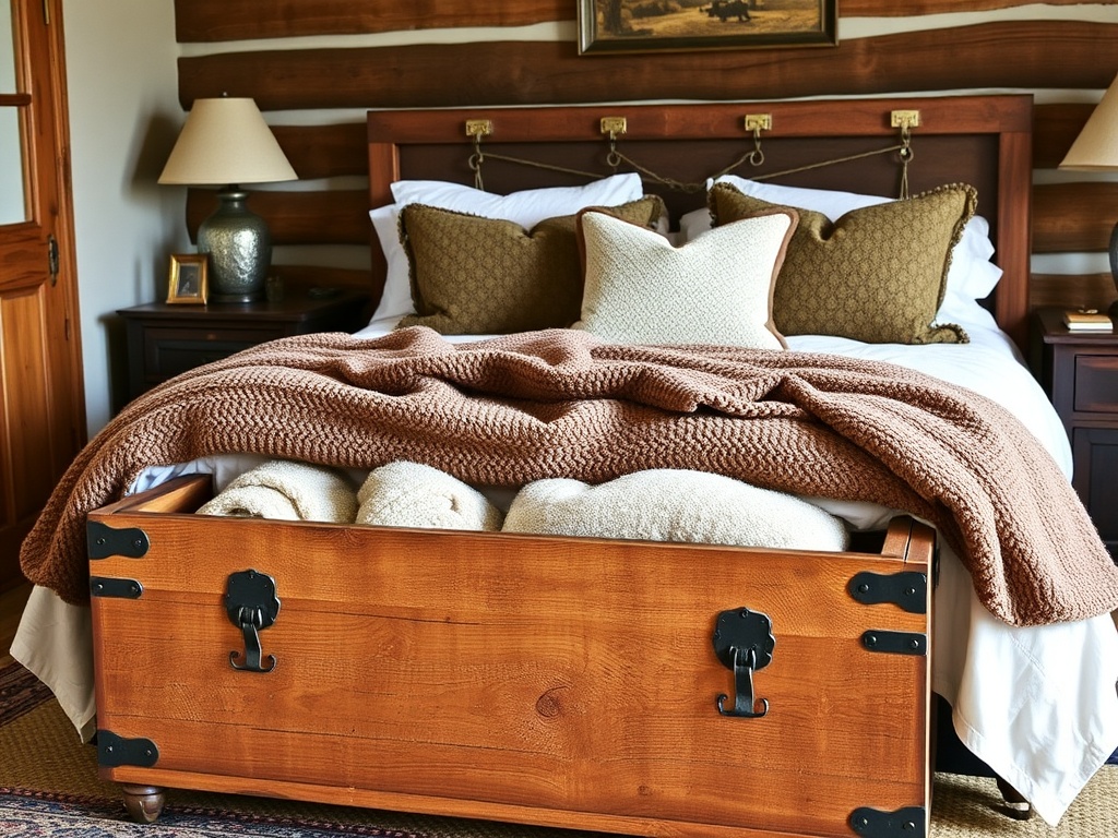 14. Try a Wooden Trunk