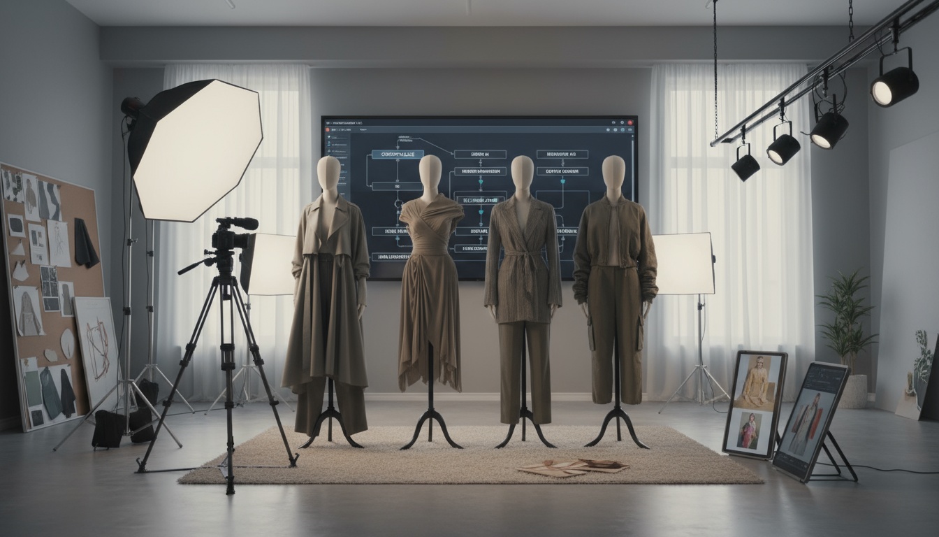 Milano AI fashion platform dashboard