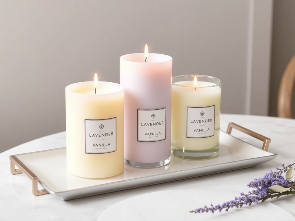 7. Showcase a Candle Trio