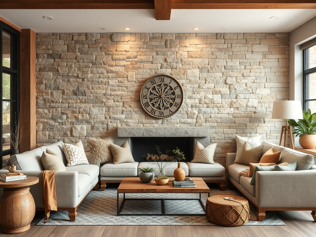4. Incorporate Natural Stone Textures