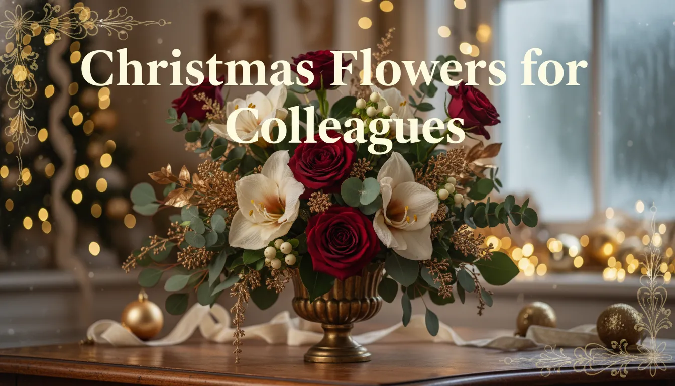 Christmas Flowers for Colleagues - Office-Friendly Gifts