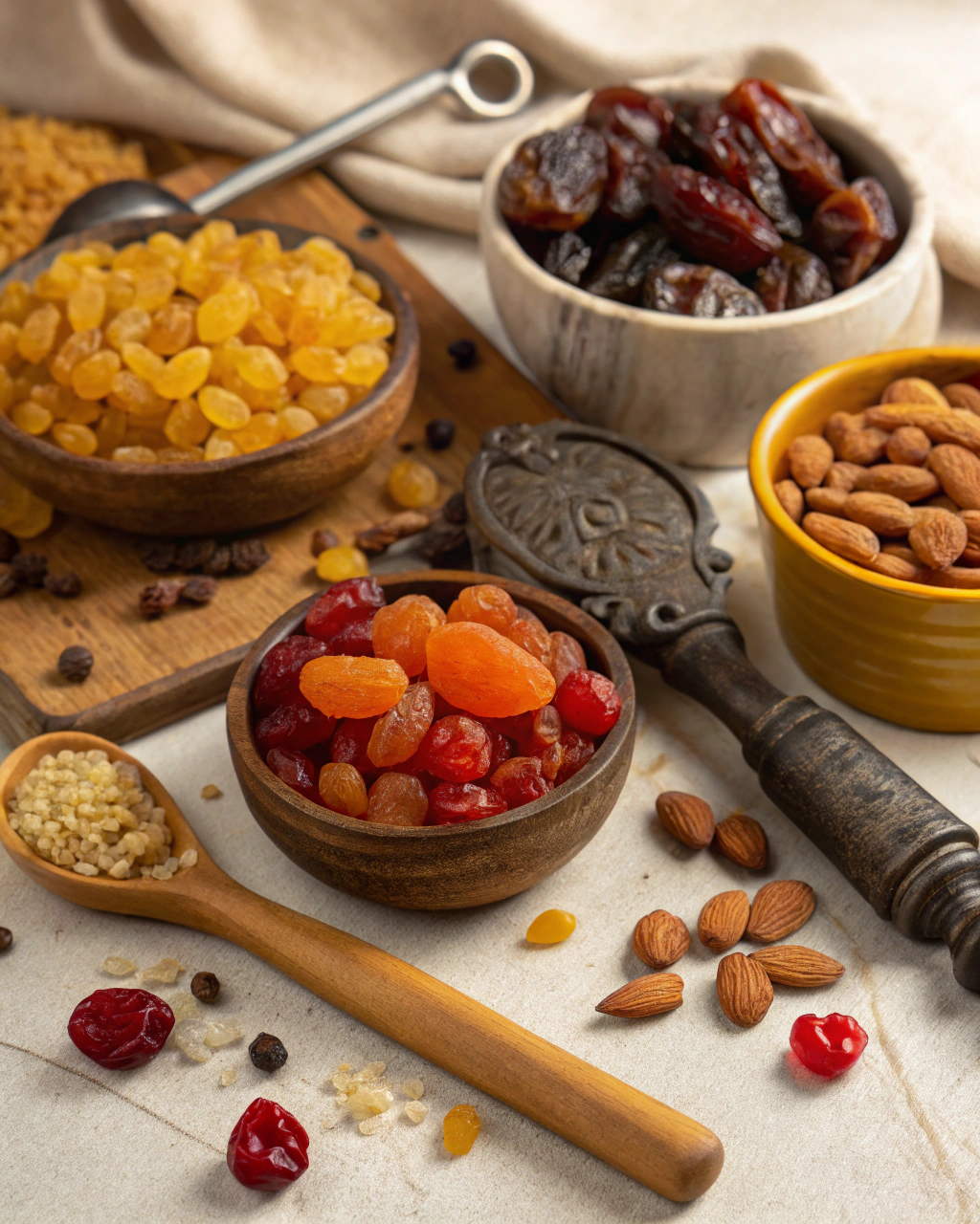 Rich Dark Fruitcake Ingredients