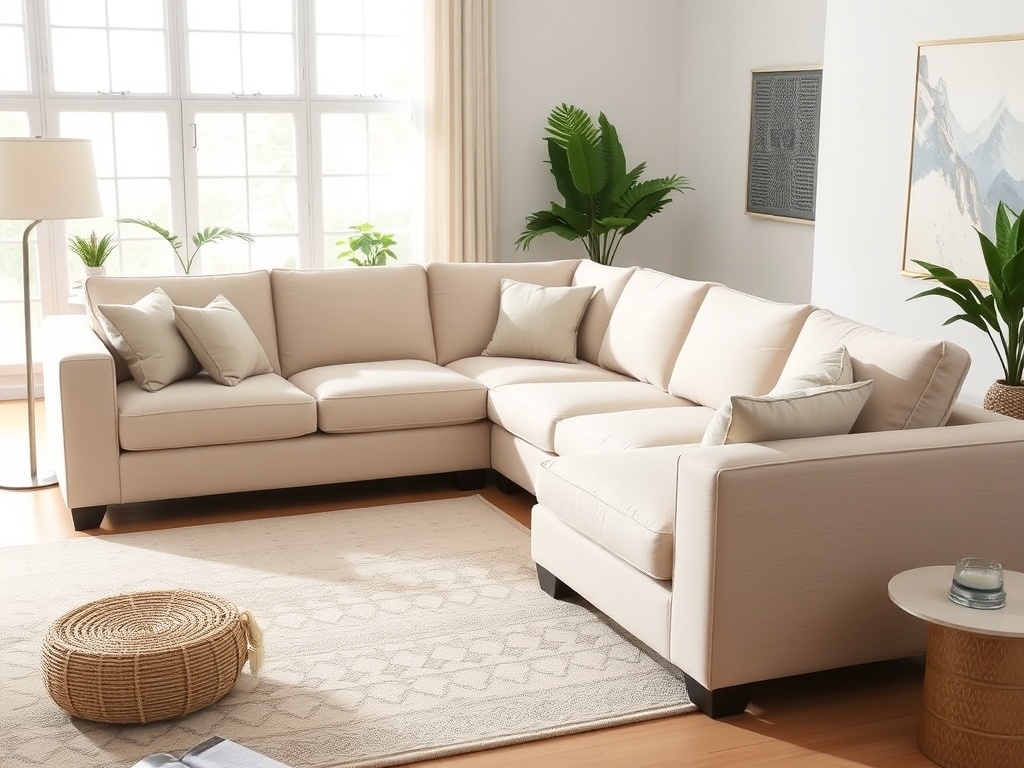 6. Opt for a Comfy Sectional Sofa