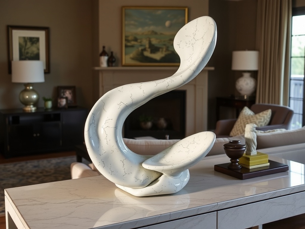 28. Display a Ceramic Sculpture