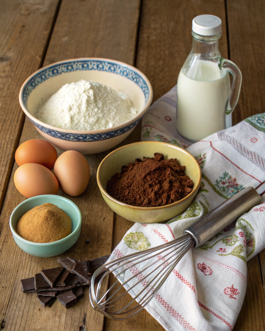 Super Moist Chocolate Cupcakes Ingredients