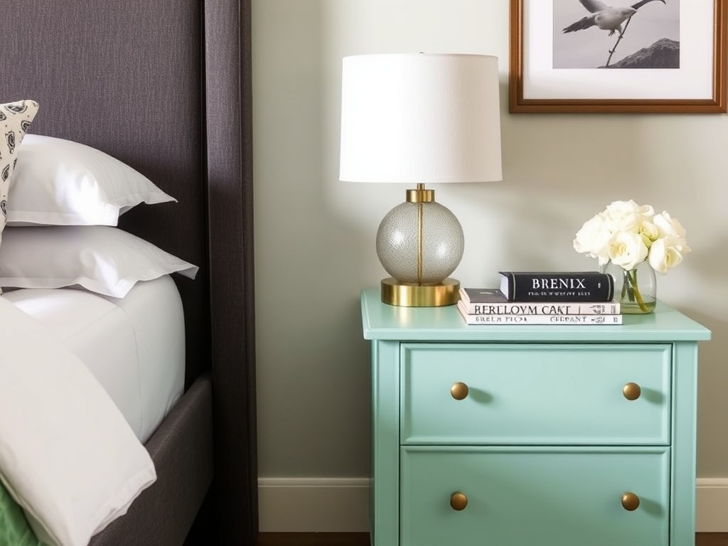 6. Opt for Seafoam Green Accent Furniture