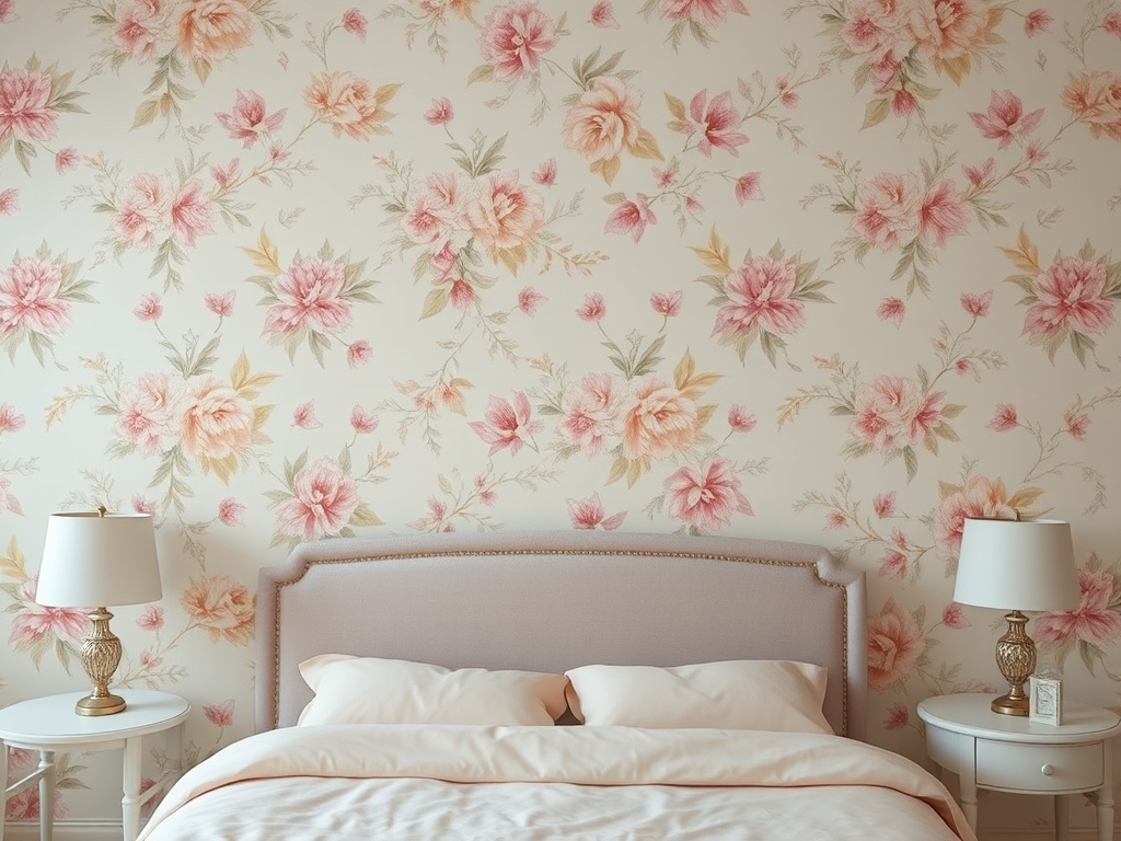 6. Choose Pastel Floral Wallpapers
