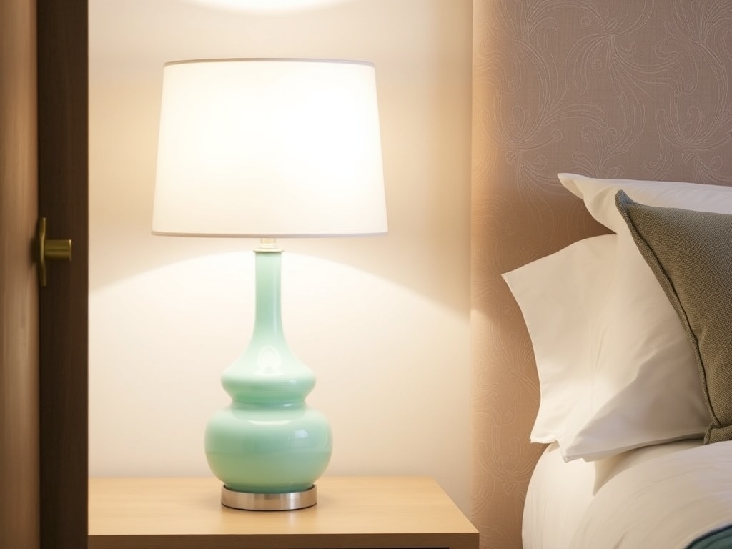 16. Seafoam Green Table Lamps