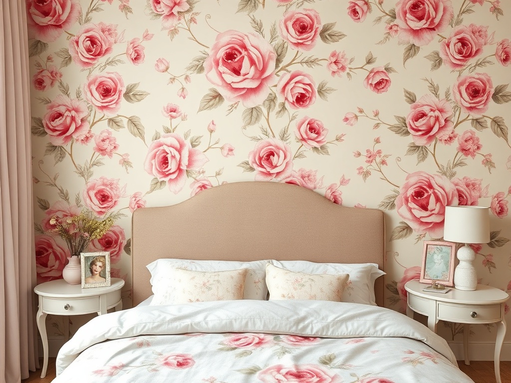 1. Try Floral Wallpaper