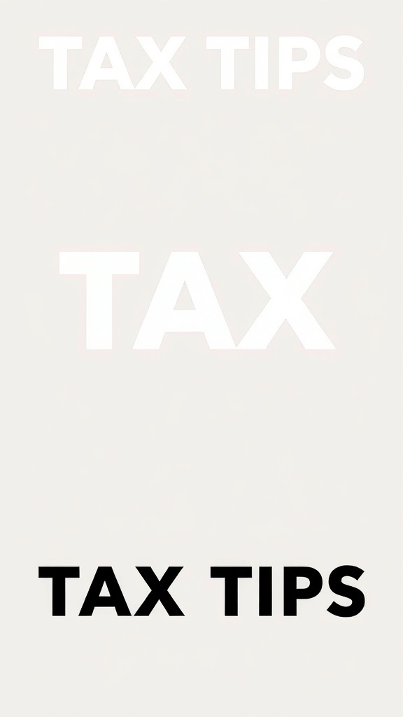 tax tips image