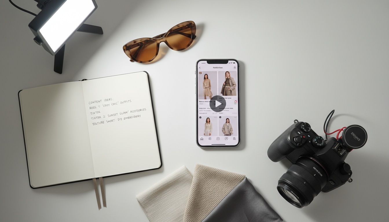 Exemplo de conteúdo fashion para Instagram Reels