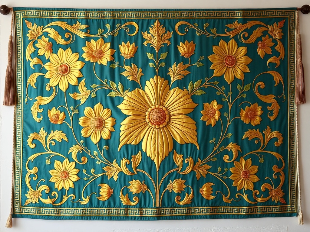 16. Add Floral Tapestries
