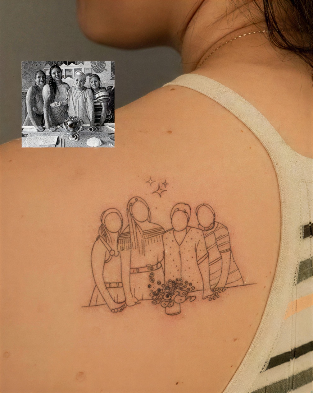 Small map outline of your hometown