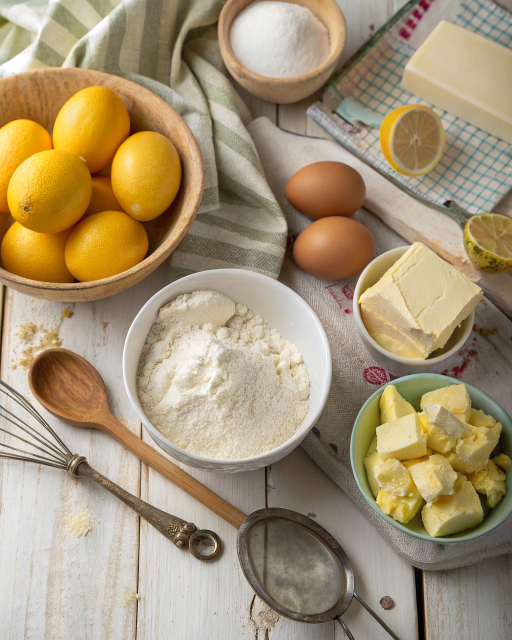 Lemon Layer Cake with Lemon Cream Cheese Buttercream Ingredients