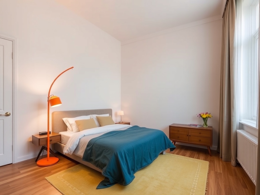 5. Illuminate with an Oversized Floor Lamp