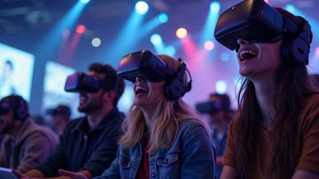 Jugadores colaborando en una partida de Among Us VR inmersión total en Virtua Barcelona