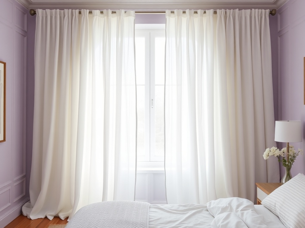 4. Incorporate White Curtains