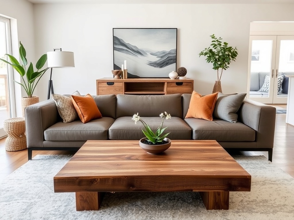 19. Mix Modern and Rustic Furniture