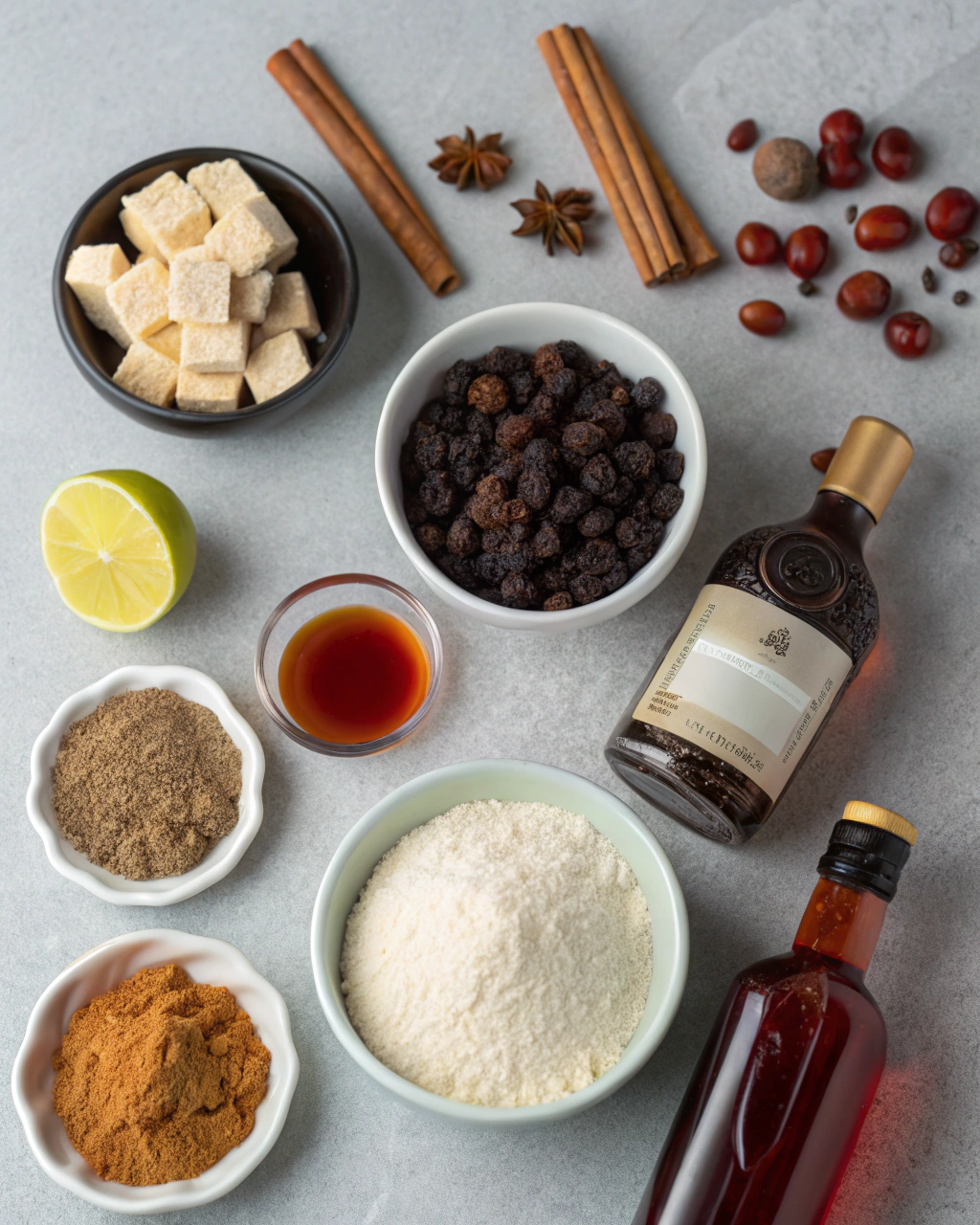 Jamaican Black Cake Ingredients