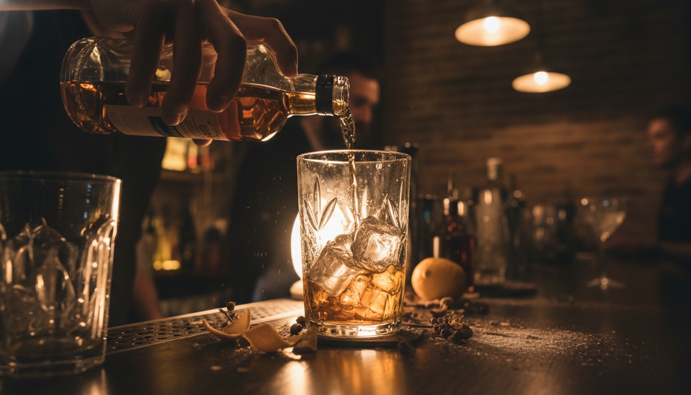 Montreal mixologist crafting cocktails