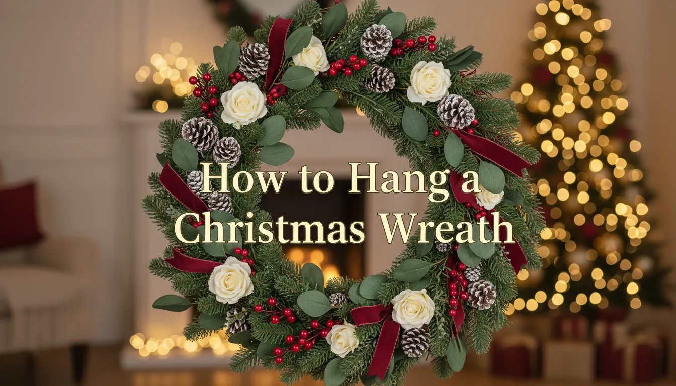 How to Hang a Christmas Wreath - Step-by-Step Guide