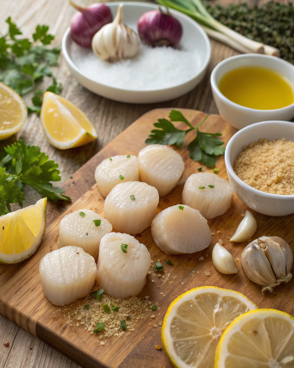 Awesome Baked Sea Scallops Ingredients