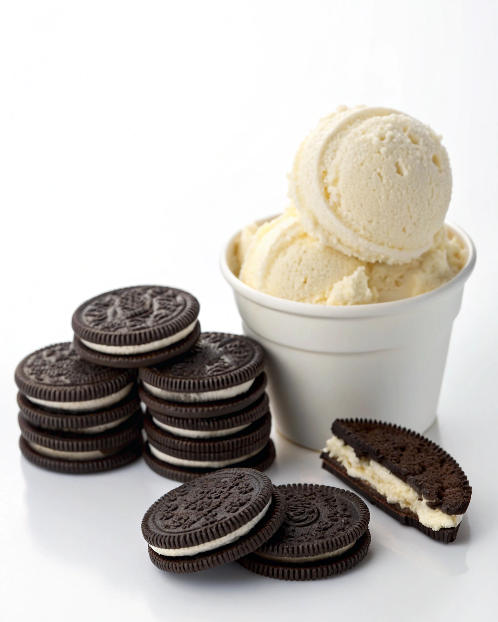 2-INGREDIENT ICE CREAM SANDWICHES ngredients