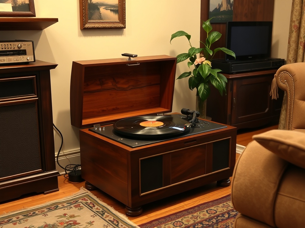 17. Add a Vintage Record Player