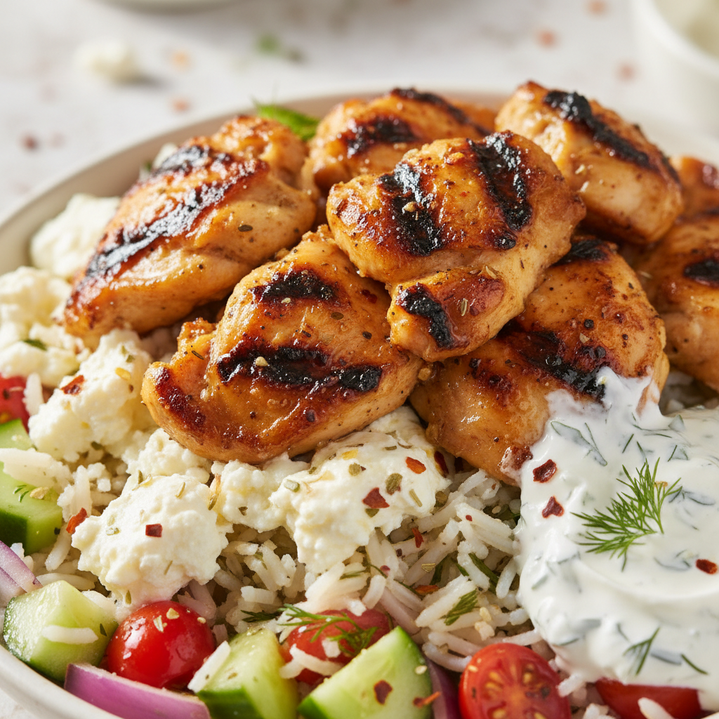 Greek Chicken Bowls