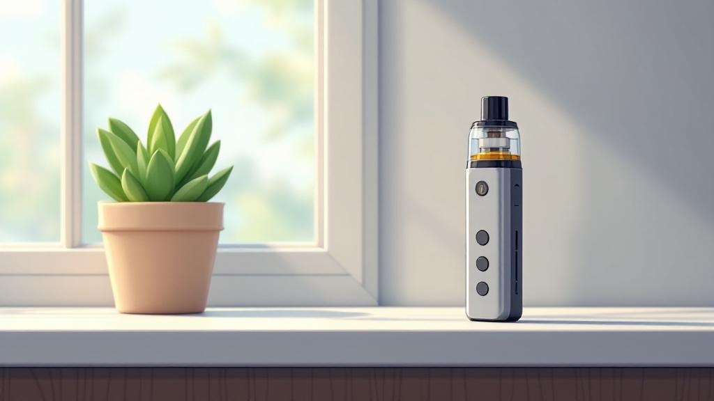 THC vape pen battery with attached cartridge