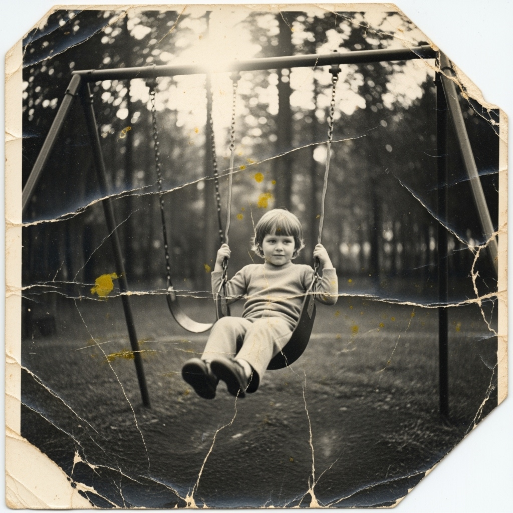 Vintage Playground Nostalgic Photo