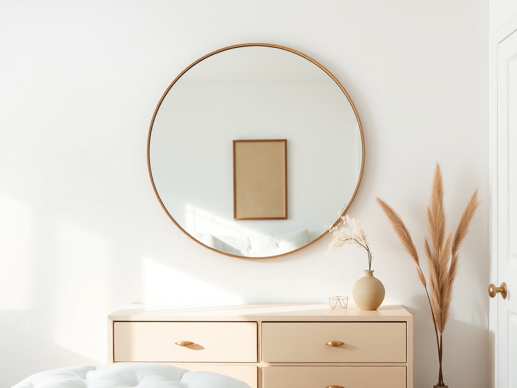 17. Hang a Large Round Mirror