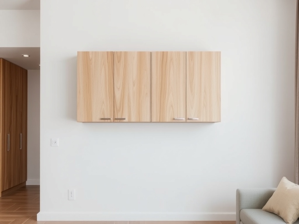 3. Mount Floating Cabinets