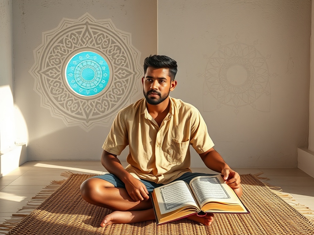 In Malé's Cafés, a Quran and a Science Book Share One Table