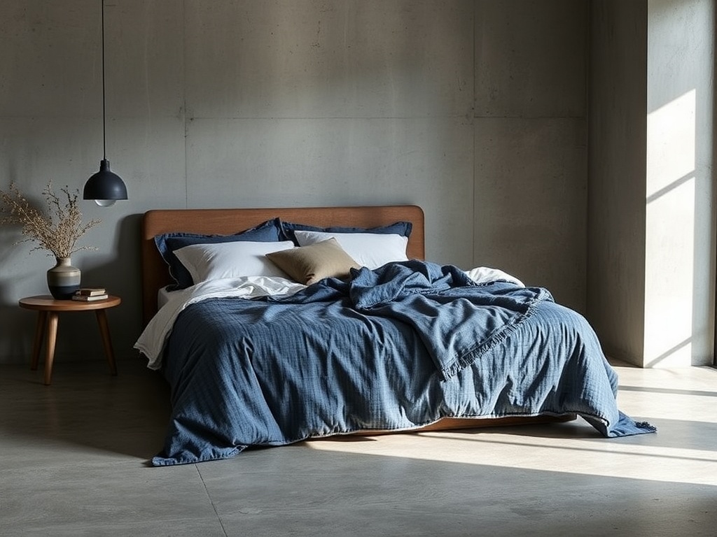 17. Choose Industrial-Style Bedding