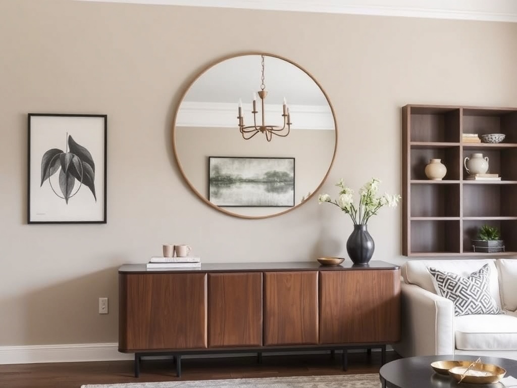 15. Try a Round Mirror