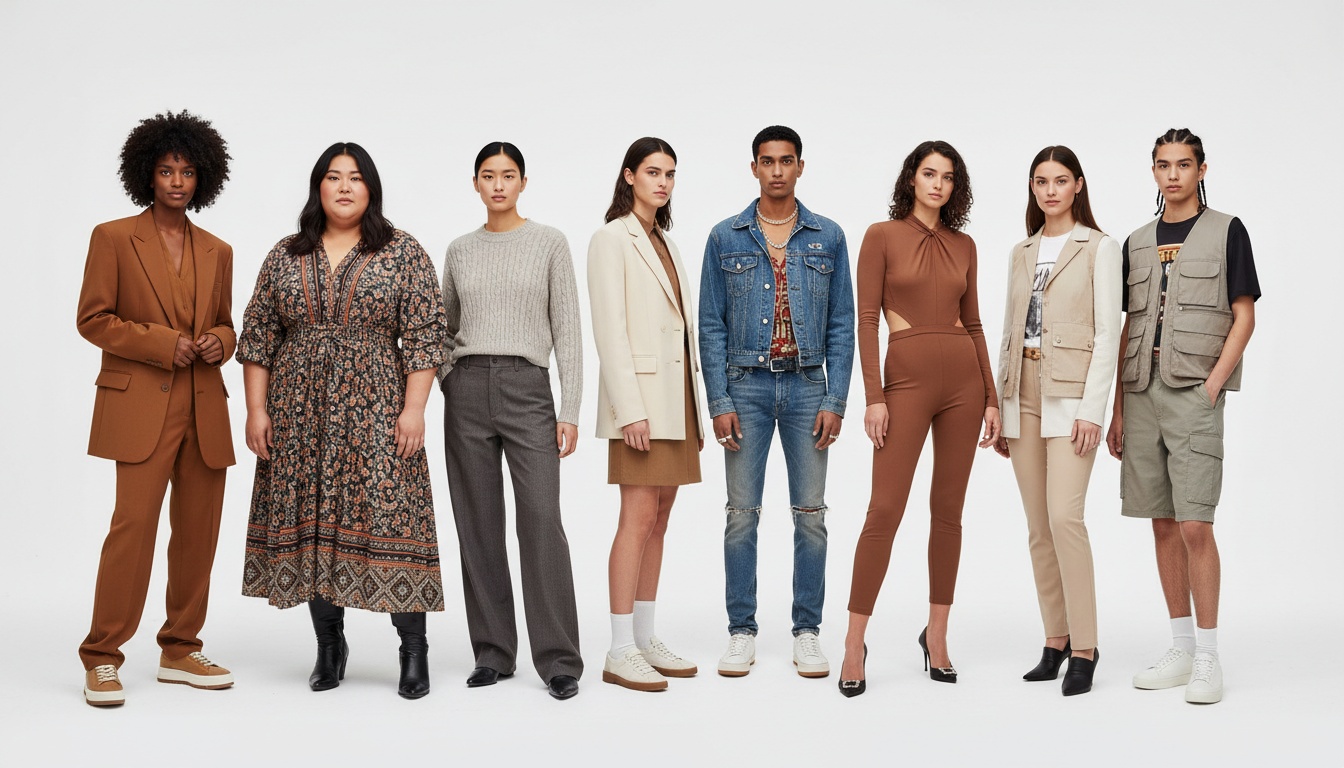 AI-generated fashion photography example