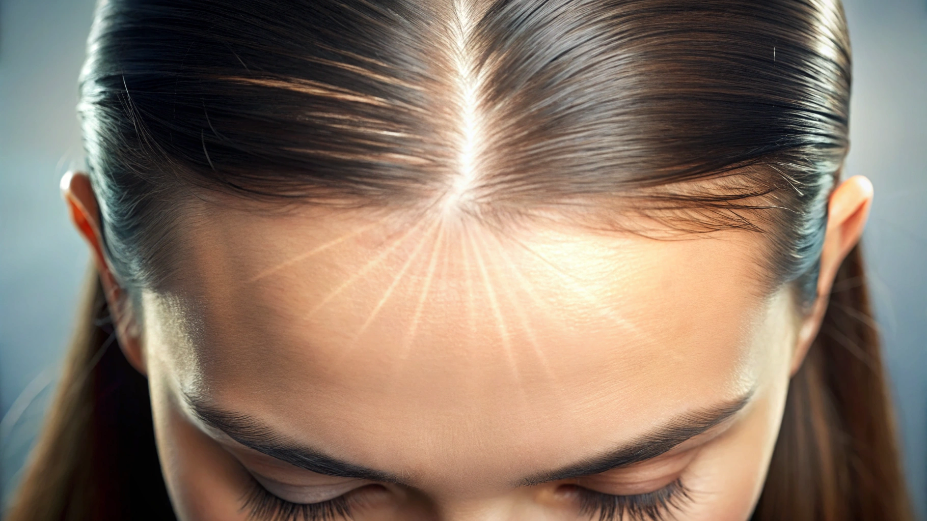 2개월 차 변화: M자 이마와 정수리 잔머리 재생 효과